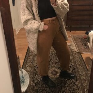 Brown High Wasted Pants